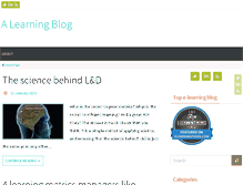 Tablet Screenshot of alearningblog.net